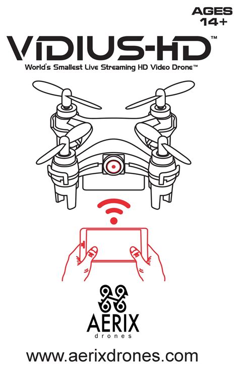 Aerix VIDIUS HD Drone User Manual PDF